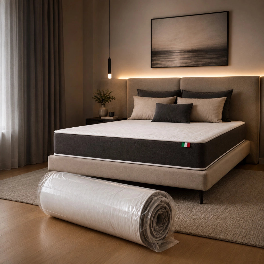COMFY LINE Materasso King Size 180X200 Cm Memory Alto 30 ESSENTIAL