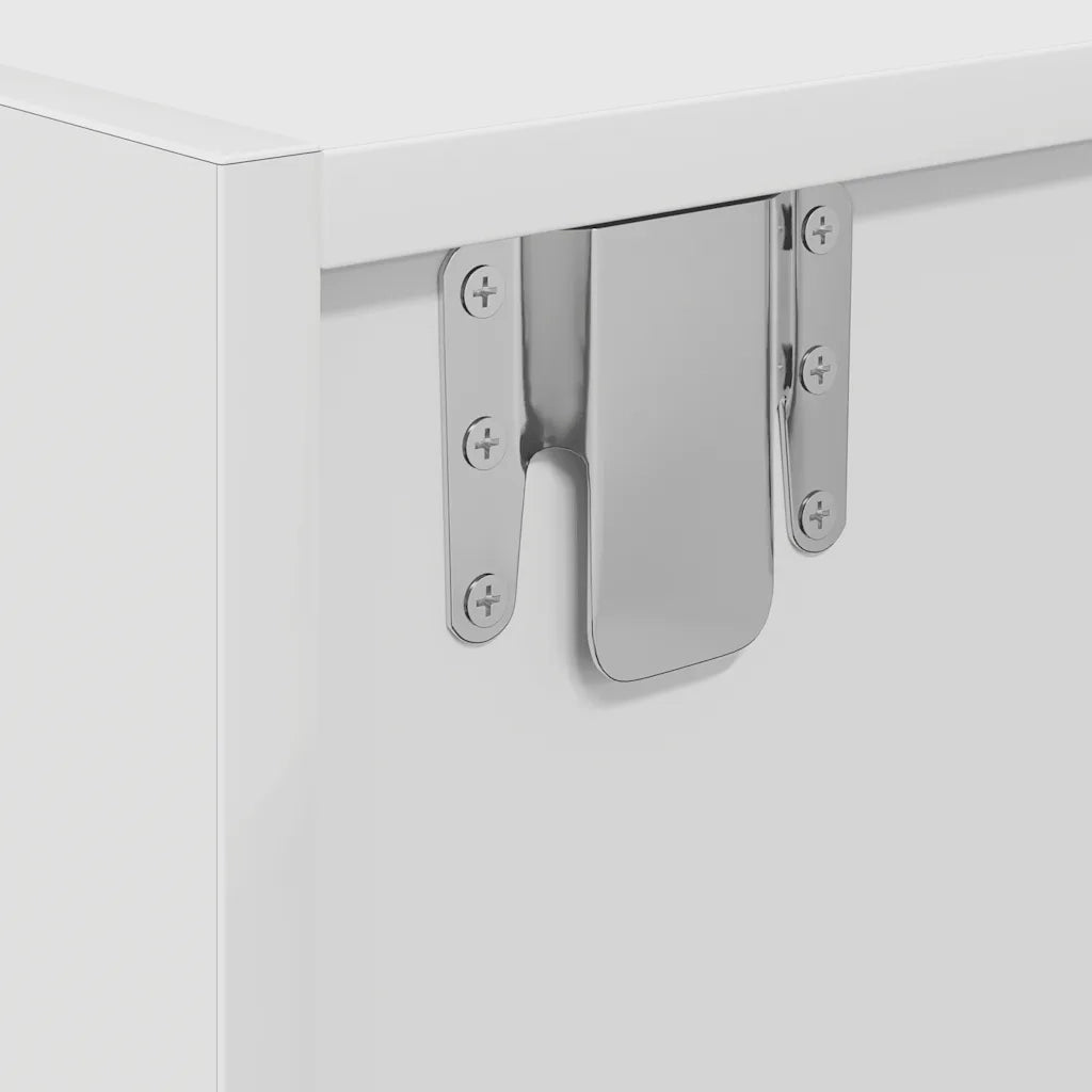 Mobile Porta TV Bianco 60x31x25,5 cm in Legno Multistrato 861490