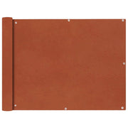 Schermo per balcone schermo per la privacy tessuto Oxford 90 x 400 cm marrone ocra 02_0010176