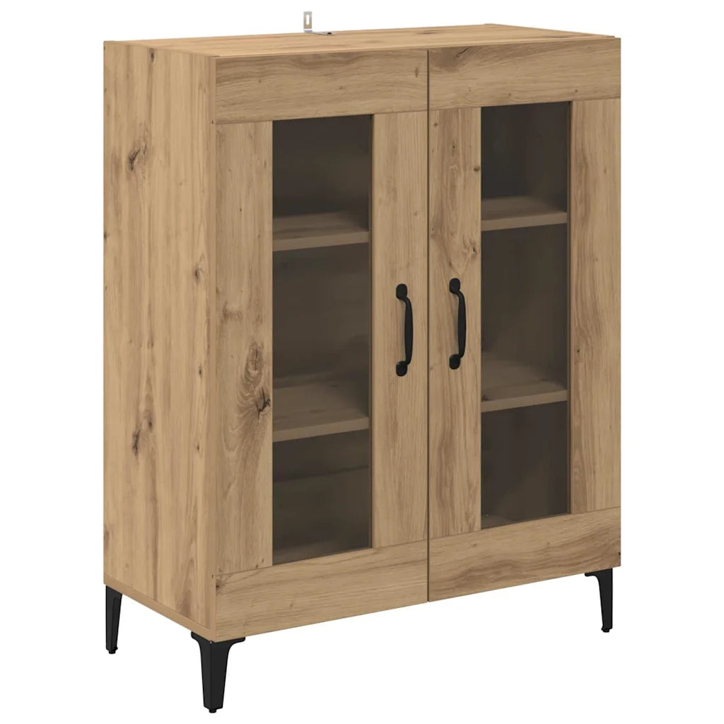 Credenza | Madia | Buffet da pranzo | Armadio da pranzo Rovere artigianale 69,5 x 34 x 90 cm