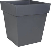 Piatto di Fiori Quadrato Toscana 50 cm Volume 87 L 49,5 x 49,5 x 52,5 cm Grigio Anthracite.