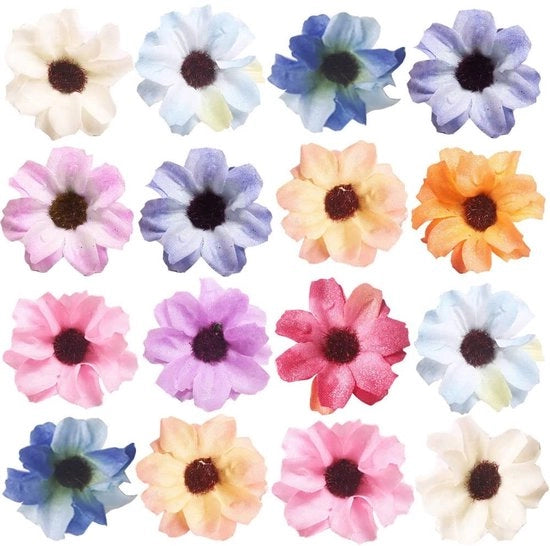 Decorazioni floreali 100 pezzi - Bouquet di fiori - Capocchiere fiori - Decorazione - Matrimonio - Fai da te - Attività di ricreazione - Fiori finti