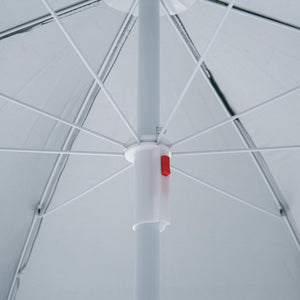 Ombrellone da Giardino Ø2,2m in Metallo con Tenda Parasole Verde Scuro