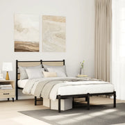 Giroletto senza Materaso in Metallo Rovere Sonoma 120x200 cm