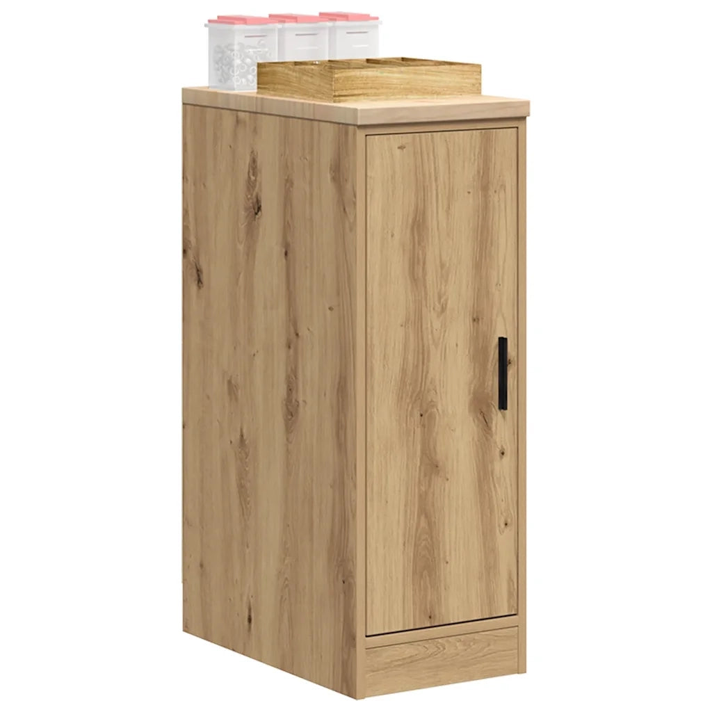 Armadietto per Garage in Rovere Artigianale 30x51x85 cm 860561