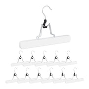 Set di 12 grucce per pantaloni in legno bianco 13_0000735