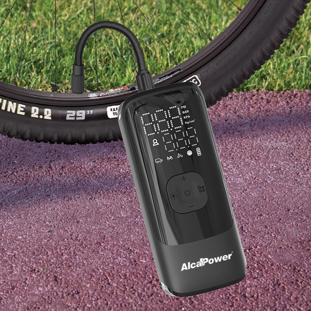 Mini Compressore portatile Auto e Bici 150 PSI 3 in 1 - Compressore, PowerBank e Torcia