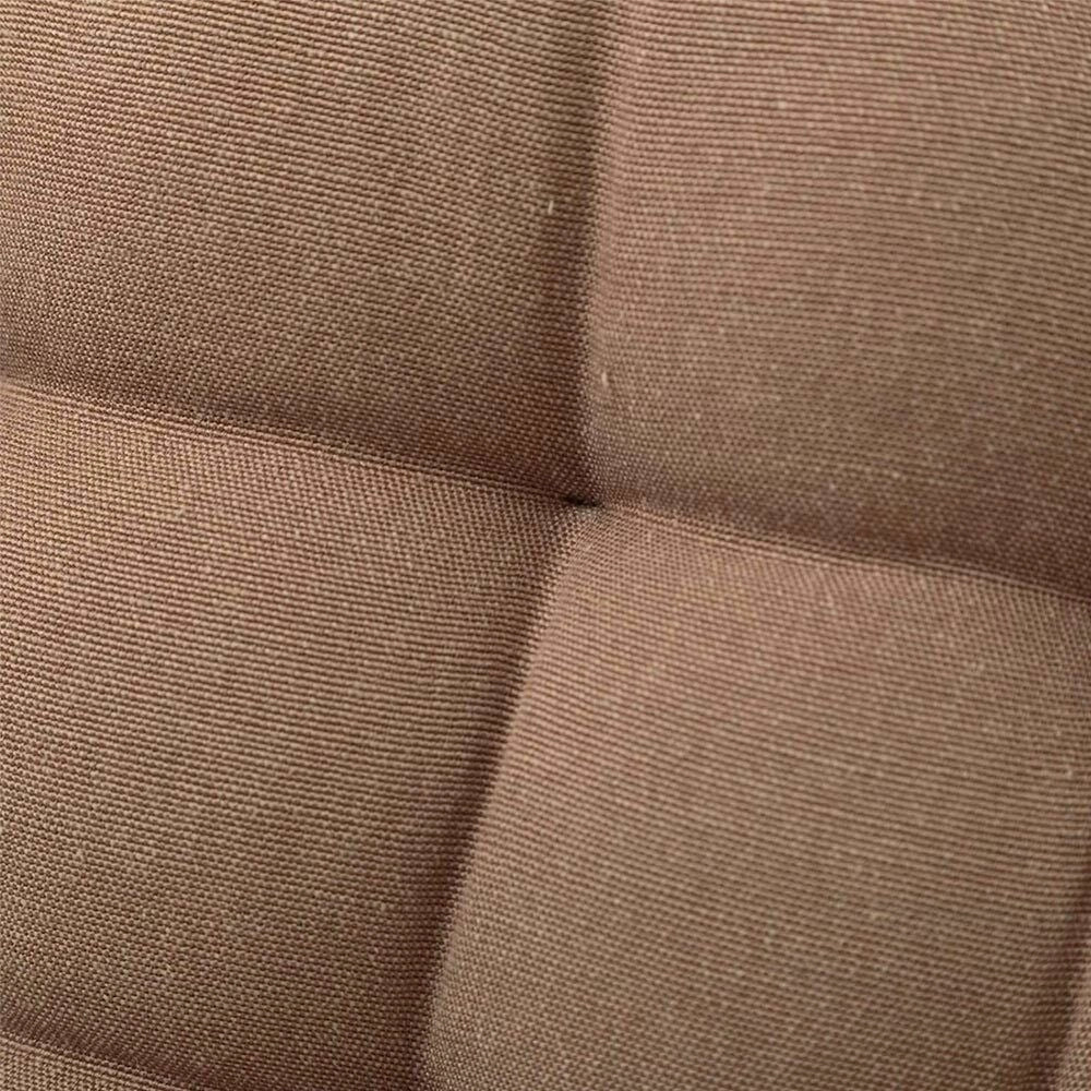 Cuscino Sedia in Tessuto Trapuntato Imbottito 40x40cm con Laccetti Colore Beige