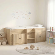 Struttura Letto Loft con Mobile con porta 3 pz Rovere Sonoma 3423392