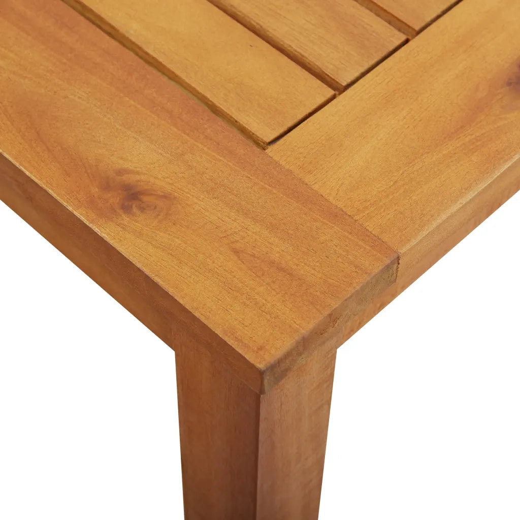 Set da Pranzo per Esterni 5pz con Cuscini Legno Massello Acacia 3120459