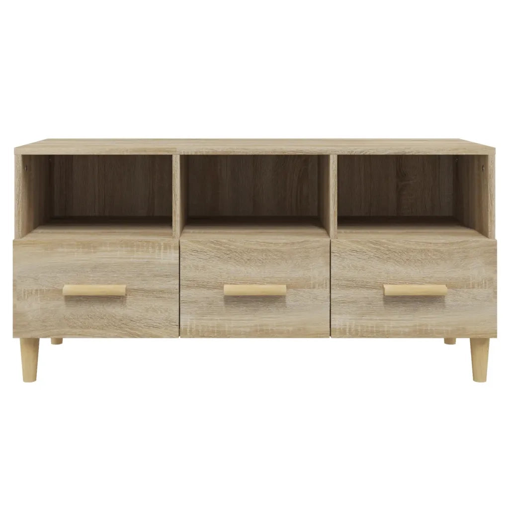 Mobile Porta TV-Credenza per TV Rovere Sonoma 102x36x50 cm Legno Multistrato