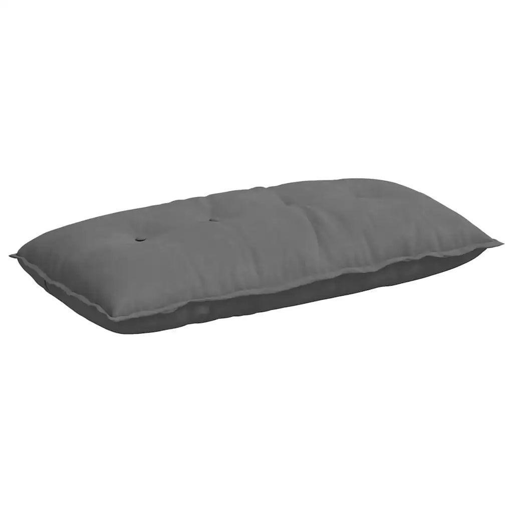 Cuscino per Schiena Grigio scuro 100 x 50 cm 42014775
