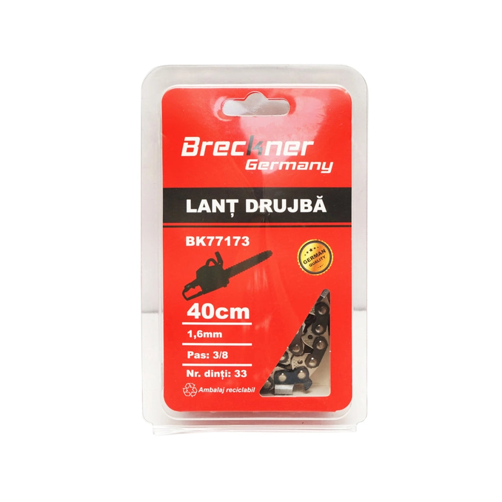 Catena per motosega passo 3/8, 33 denti, 1,6 mm, lunghezza 40 cm Breckner Germany