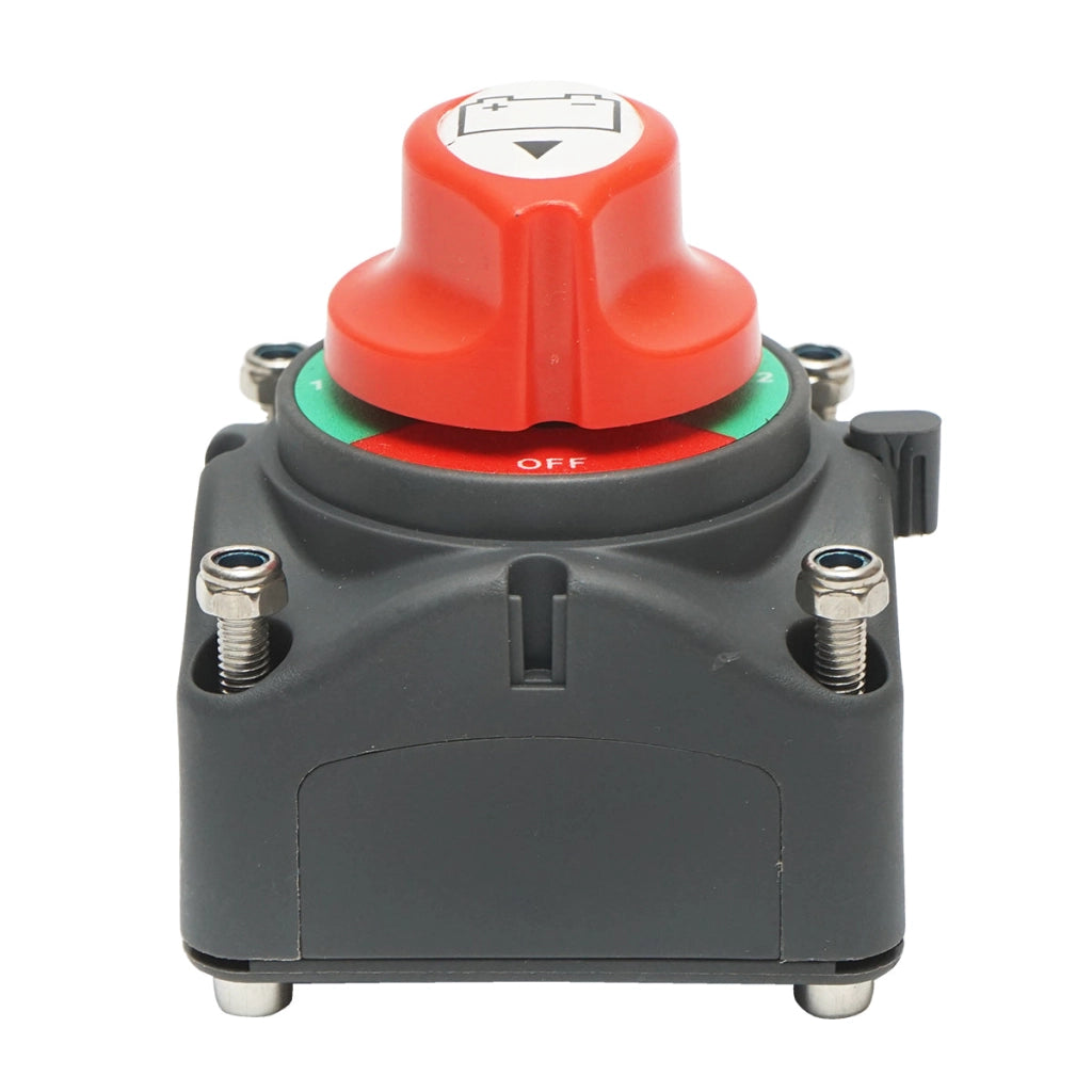 Interruttore generale batteria 12-50V, max 200A, 70x70x75mm