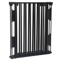 Cancello Cancelletto Protezione Camino Cani e Bambini Recinto Divisorio 3mt Nero