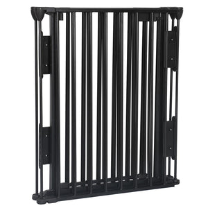 Cancello Cancelletto Protezione Camino Cani e Bambini Recinto Divisorio 3mt Nero