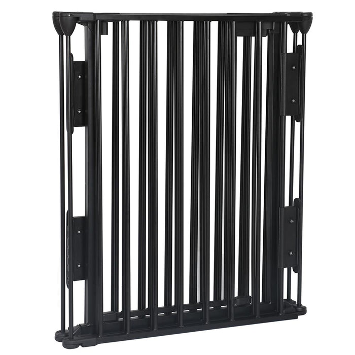 Cancello Cancelletto Protezione Camino Cani e Bambini Recinto Divisorio 3mt Nero