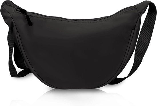 Borsa crossbody in nylon a forma di mezzaluna con cinturino regolabile per donne - Ideale per shopping e uscita con gli amici