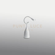 GLS020- LAMPADA DA TAVOLO BIANCO LUCIDO FLESSIBILE CON BRACCIO IN SILICONE DIMMERABILE 3000K 350LM 5W