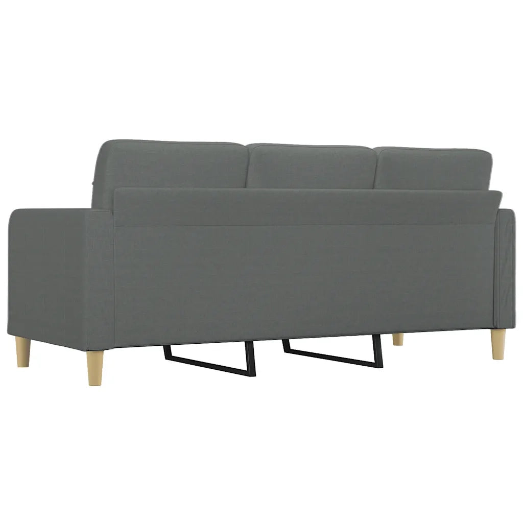 Divano a 3 Posti Grigio Chiaro 180 cm in Tessuto 359100