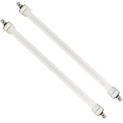 Trade Shop - Set 2 Tubi Candela Di Ricambio Per Stufa Al Quarzo Stufe Lunghezza 205 Mm Tbq-01 -