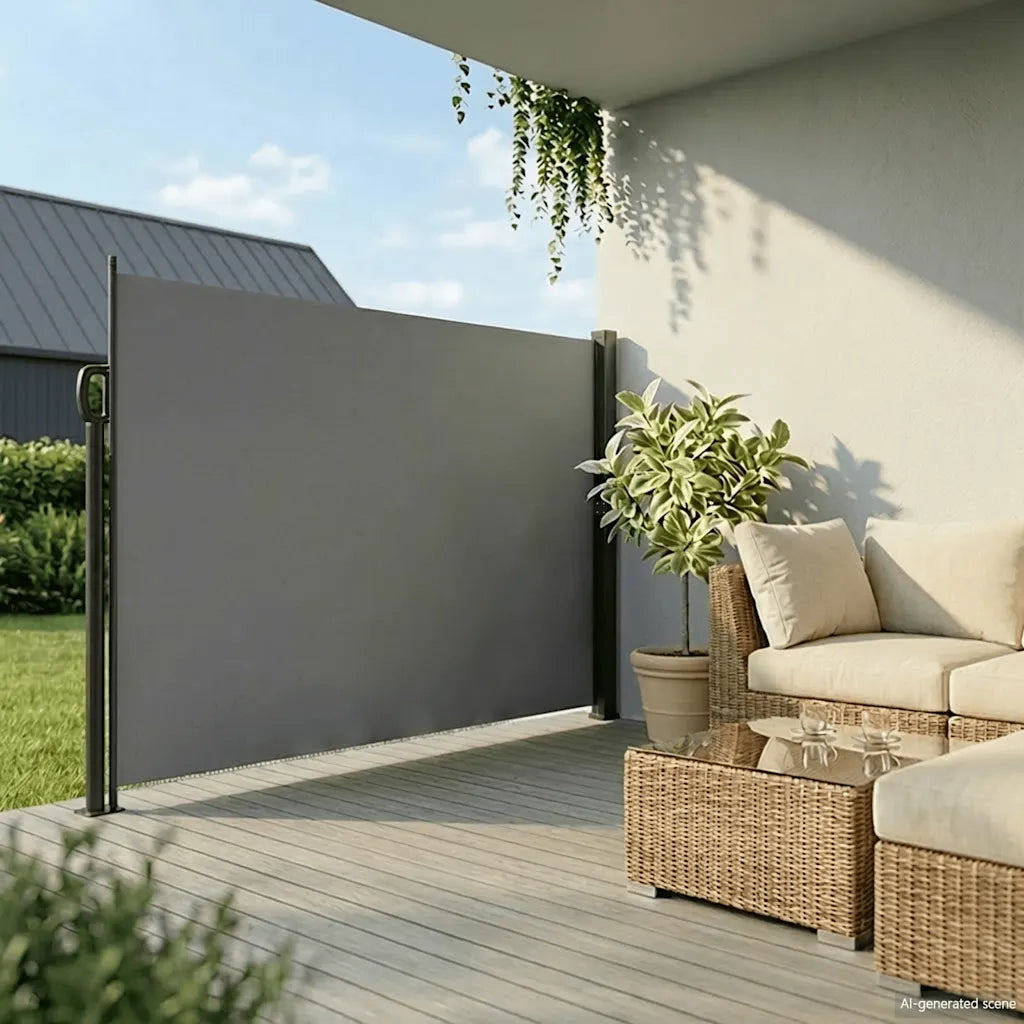 Tendada Sole Laterale Retrattile Antracite 220x300 cmcod mxl 115129