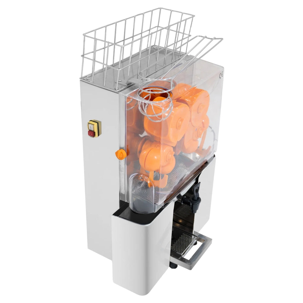 Spremiagrumi Professionale Automatico Arance Elettrico Acciaio con Rubinetto