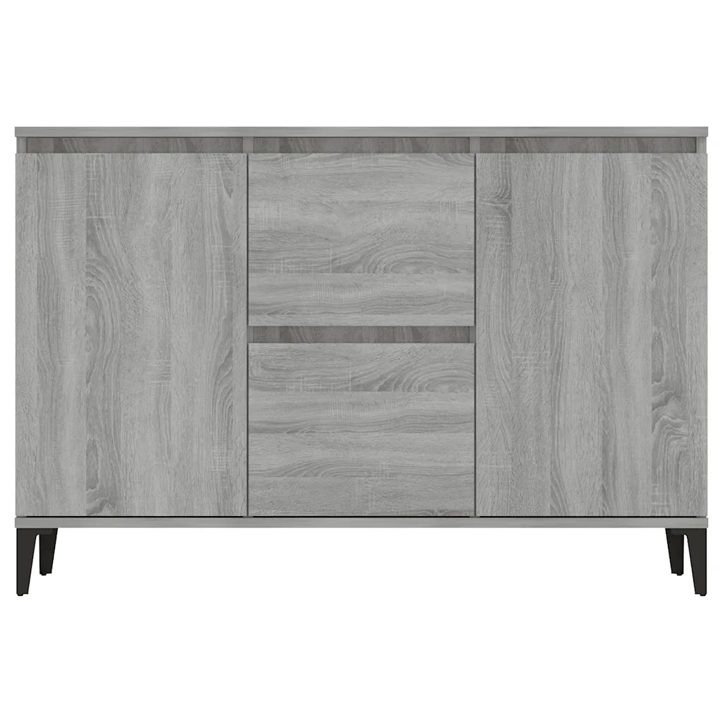 Credenza-Buffet-Armadio da cucina Grigio Sonoma 102x35x70 cm in Legno Multistrato