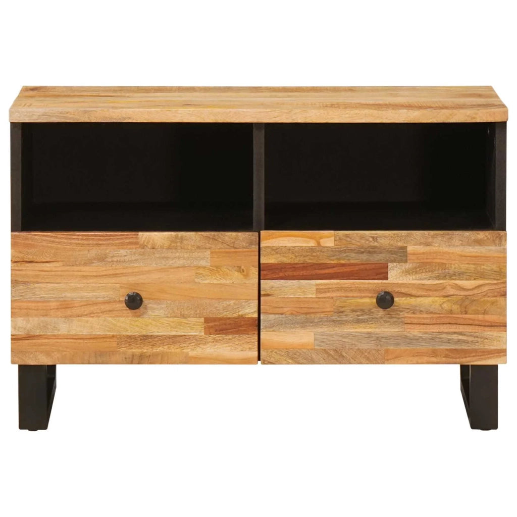 Mobile TV-Credenza per TV Marrone 70 x 33 x 46 cm Legno di mango massello 251277