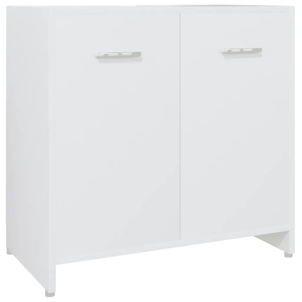 Set Mobili da Bagno 4 pz Bianco 3071711