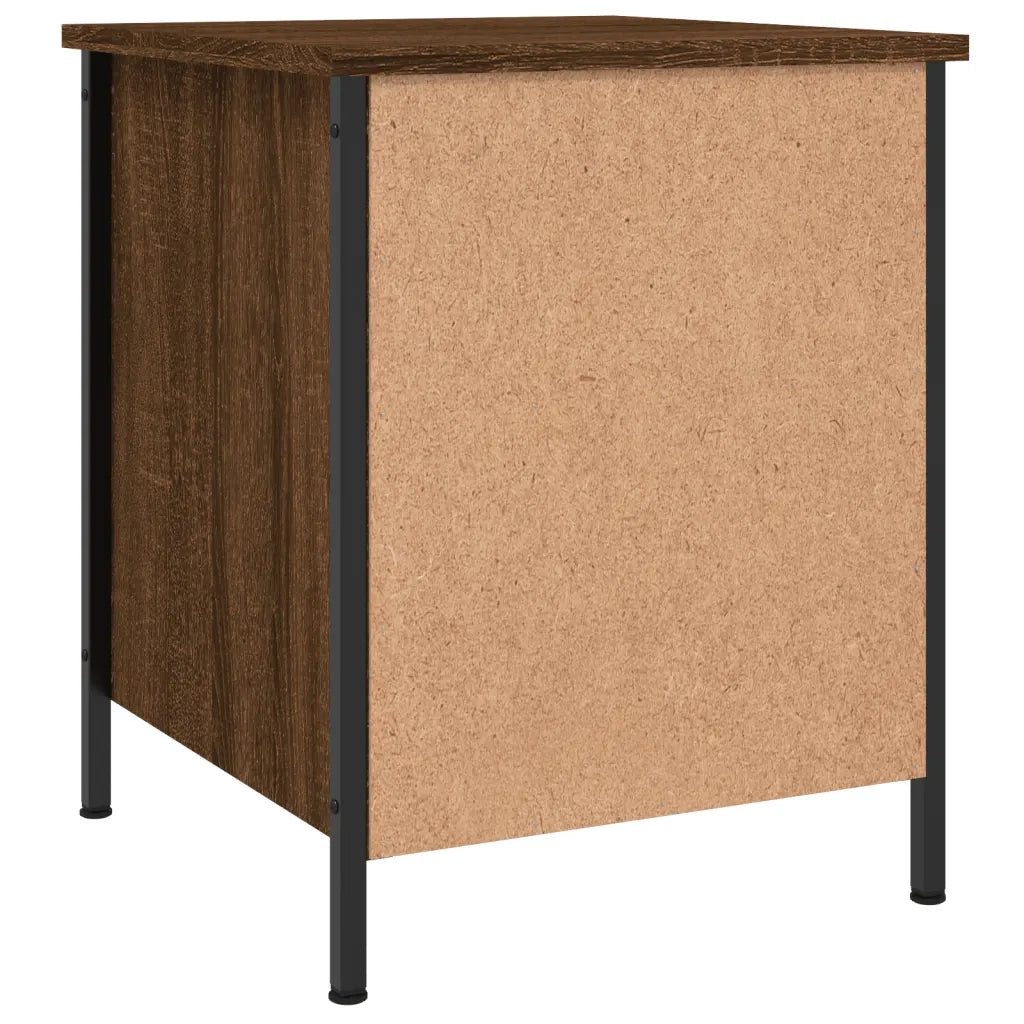 Comodini 2 pz-Set di 2 Tavolino da notte Rovere Marrone 40x42x50 cm in Legno Multistrato 997055