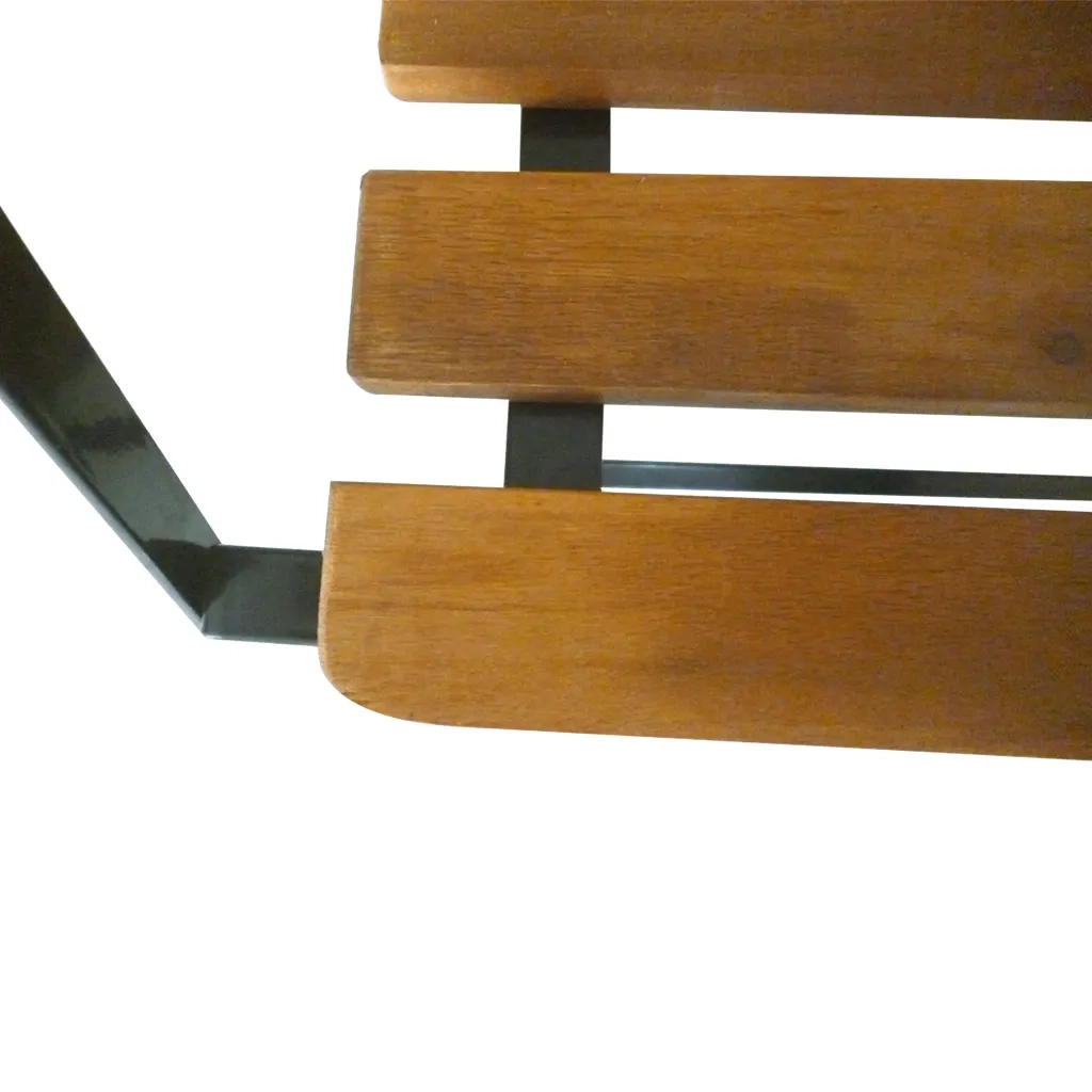 Panchina da Giardino Pieghevole 112 cm Legno Massello di Acacia 43736