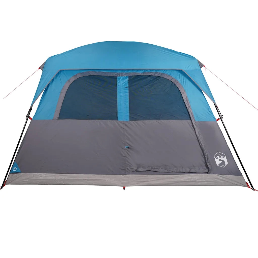Tenda Familiare Cabina per 6 Persone-Tenda da campeggio Blu Impermeabile 916635