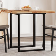 Piano Tavolo Quadrato 80x80x4 cm in Legno Massello di Acacia 4008728