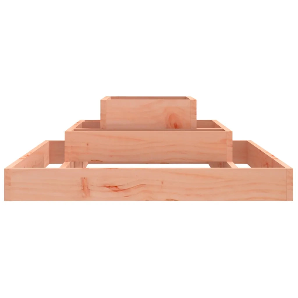 Fioriera 80x80x27 cm in Legno Massello di Douglas