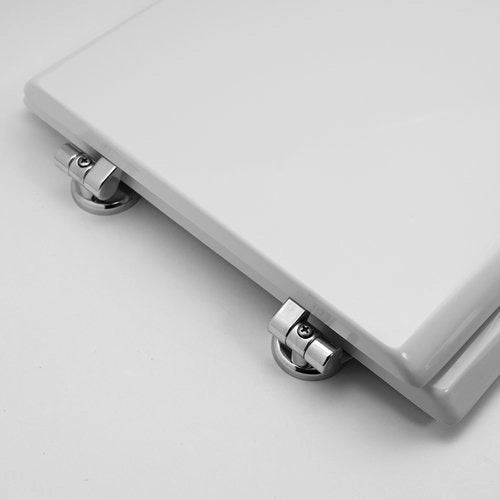 Copriwater compatibile per WC Europa vaso Doggi forma 8 Bianco