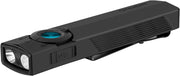ArkPro 1.500 Lumen Torcia Piatta con Luce Diffusa Pura, Concentrata, UV e Verde, con Due Opzioni di Ricarica, per Attività All'aperto, Rilevamento e Indicazione (Nero)