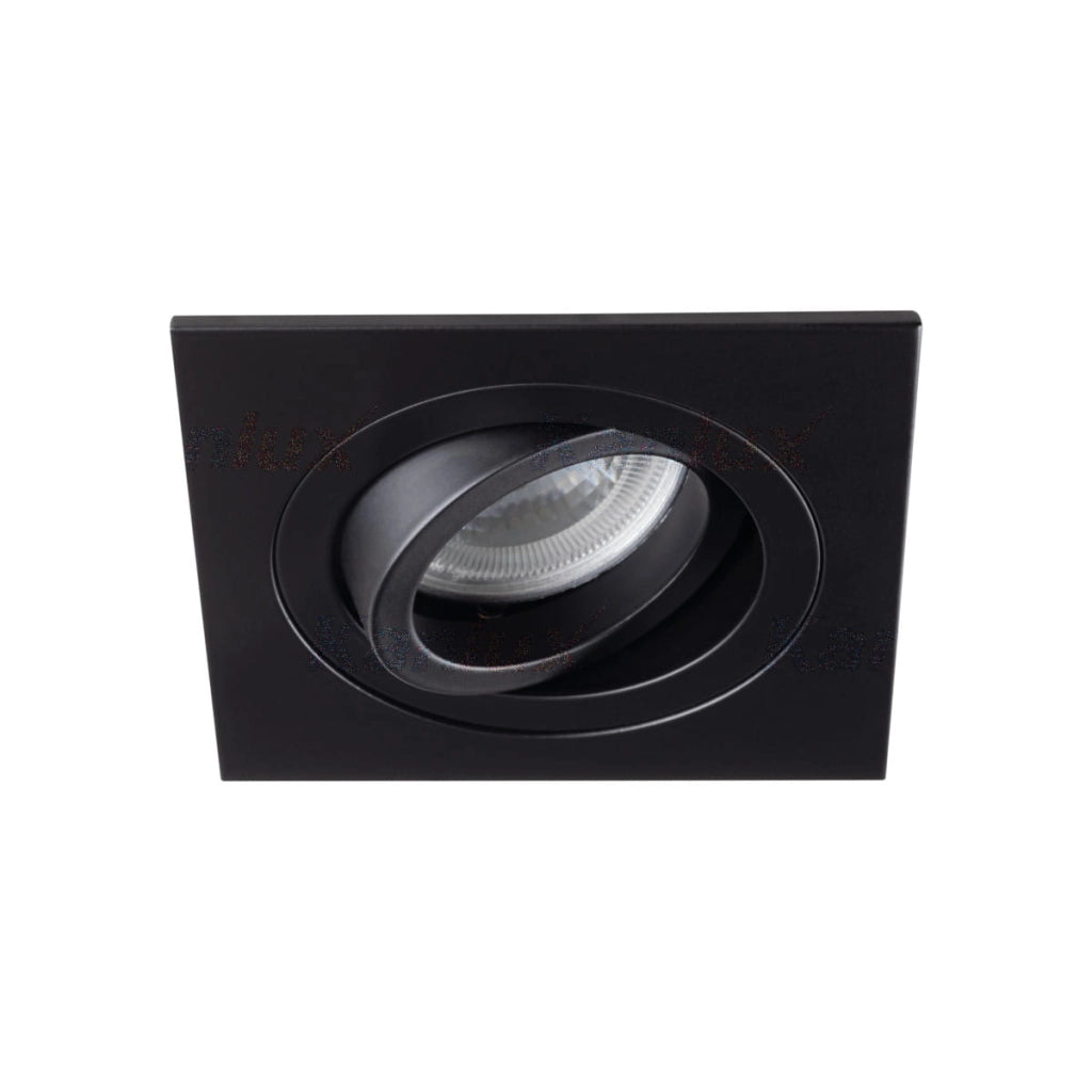 Kanlux SEIDY faretto da incasso quadrato nero GX5.3 50W