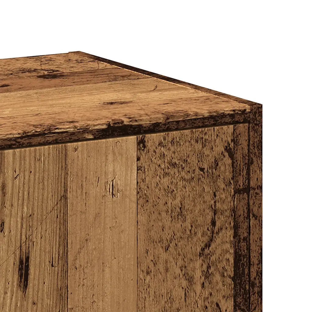 vidaXL Armadietto da Farmacia Legno Vecchio 30x41x118 cm in Truciolato