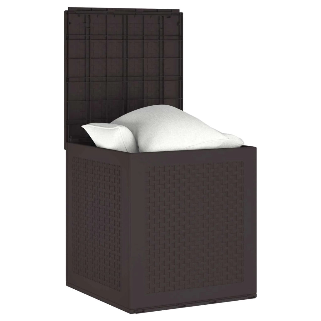 Scatola di Stoccaggio Marrone 55 x 53 x 57 cm Polipropilene CFW3124887
