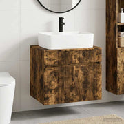 Set di mobili per il bagno Rovere Fumo Legno ingegnerizzato 3404295