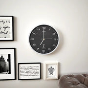 Orologio a Parete Radiocontrollato Movimento Quarzo 31 cm Nero CFW6469532