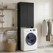 Mobile Bagno ARNHEM Nero 66 x 25,5 x 190 cm 896696