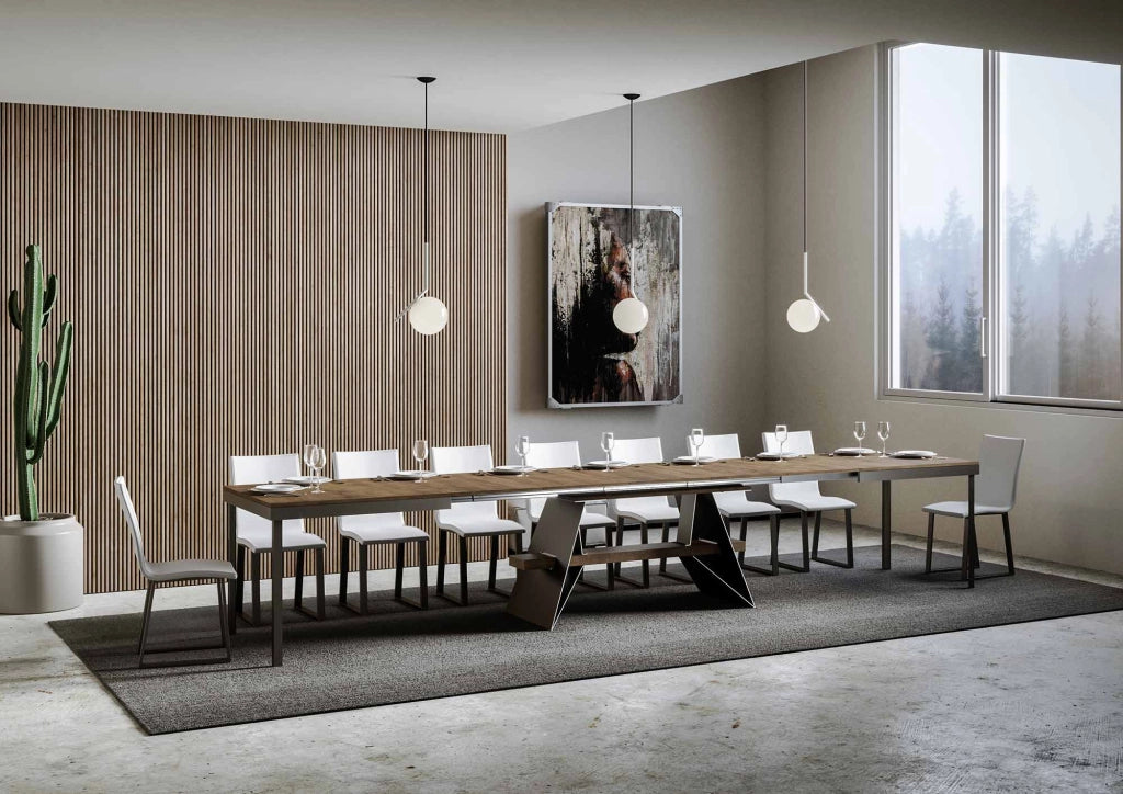Tavolo Allungabile 180-440x90x77 cm Baita Evolution Noce