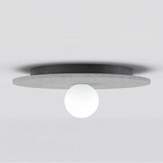 Lampada da soffitto CALMA in feltro grigio