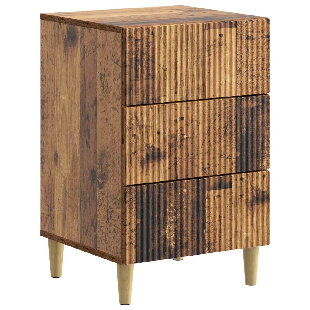 Armadio da Notte con cassetto Legno antico 43 x 41 x 66,5 cm 894563