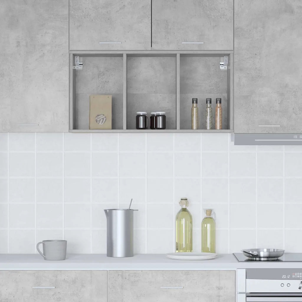 Armadio pensile Grigio cemento 40 x 29,5 x 80 cm 884445