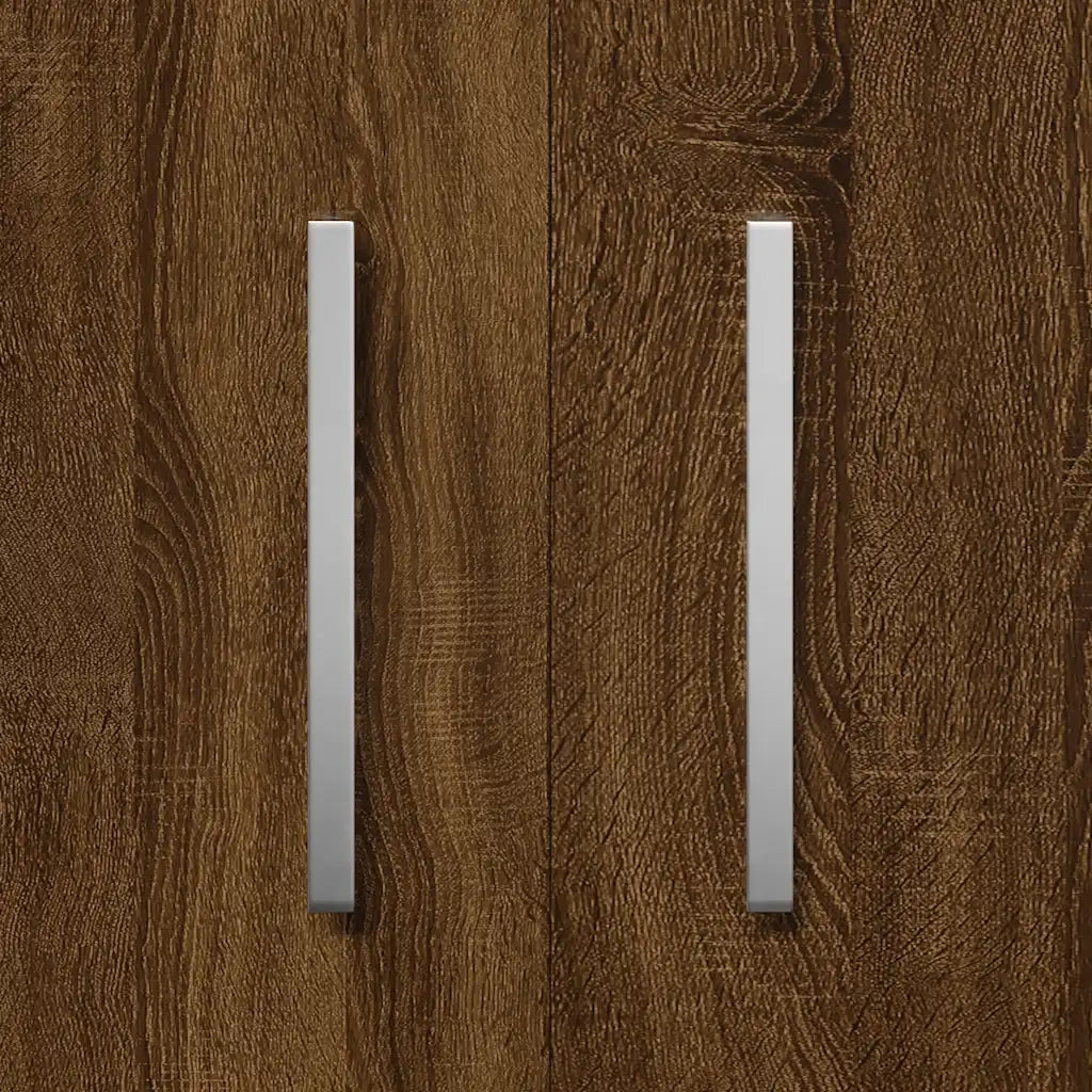 Scarpiera Rovere Marrone 55x35x108 cm in Legno Multistrato