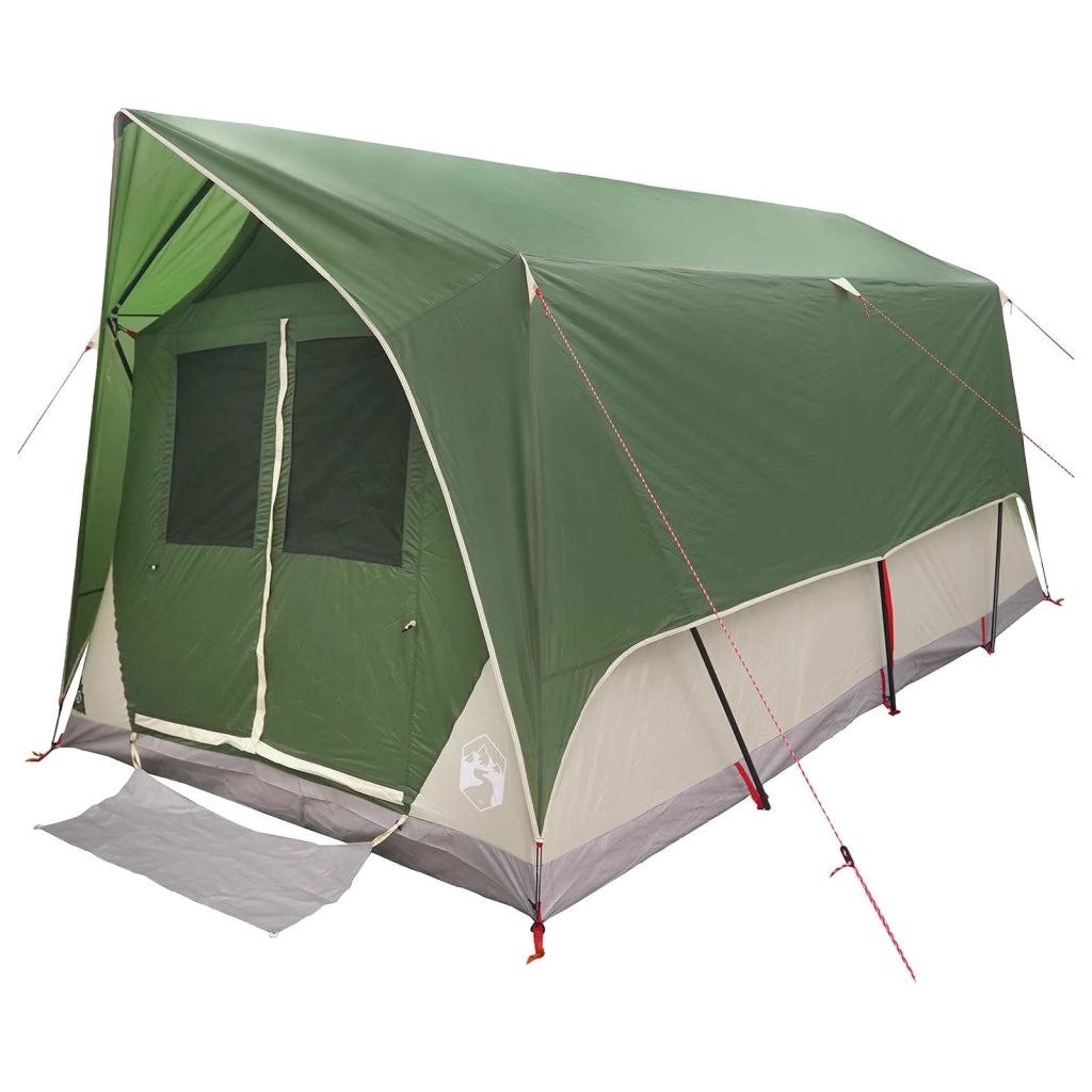 Tenda a tunnel con tetto Verde 8 persone Poliestere e Acciaio 42028657