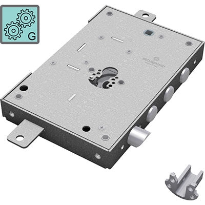 SERRATURA METALLO APPLICARE 2651 SECUREMME  F.SAGOM M3 TRIPL+SCR IP.MM 37 E.MM 63 DX/SX